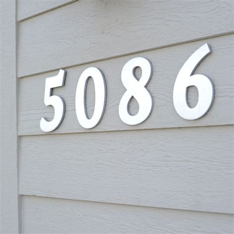 metal address number for house|1 inch metal numbers.